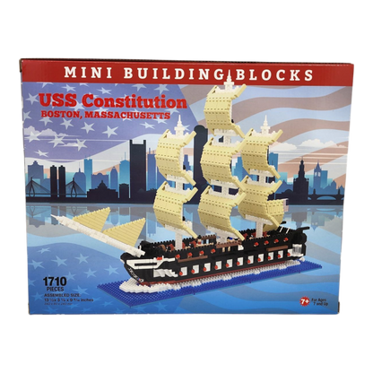 Mini blocs de construction - USS Constitution Boston MA