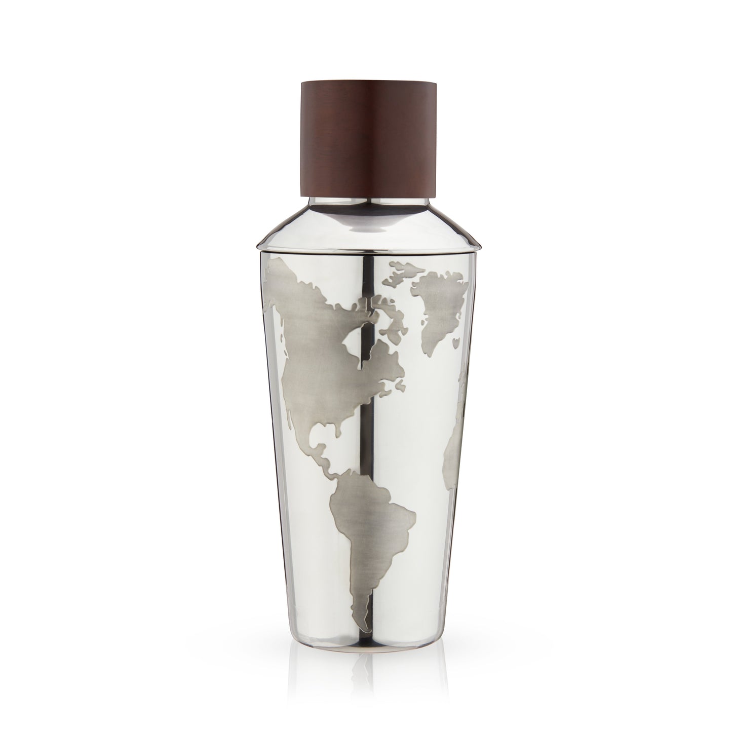 Globe and Compass Cocktail Shaker for a Traveler