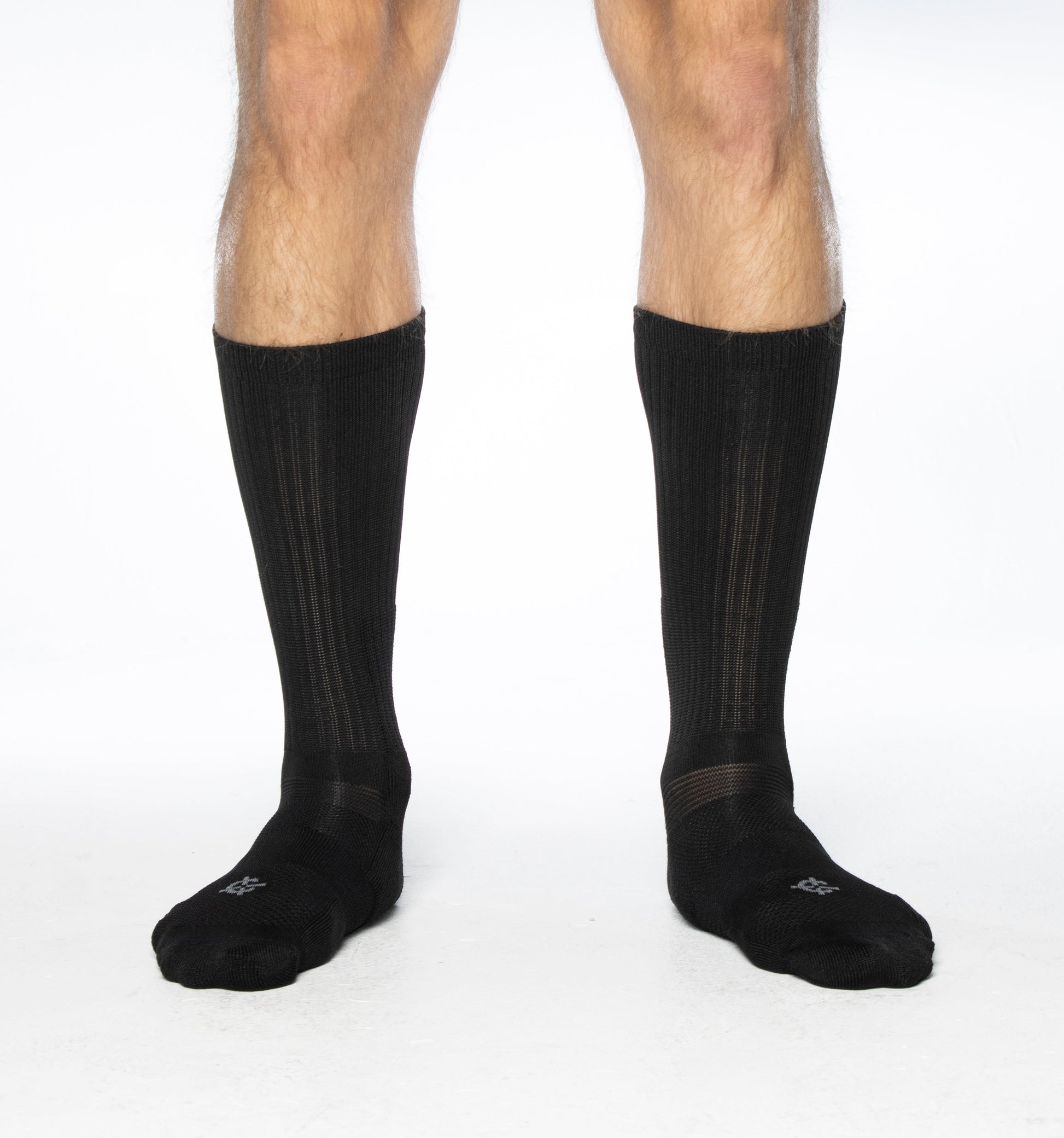 Jungle Sock crew socks by Covert Threads in black military style pair on Tampa Home & Garden Store