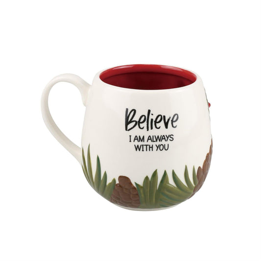 Mug sculpté Cardinal « Croire »