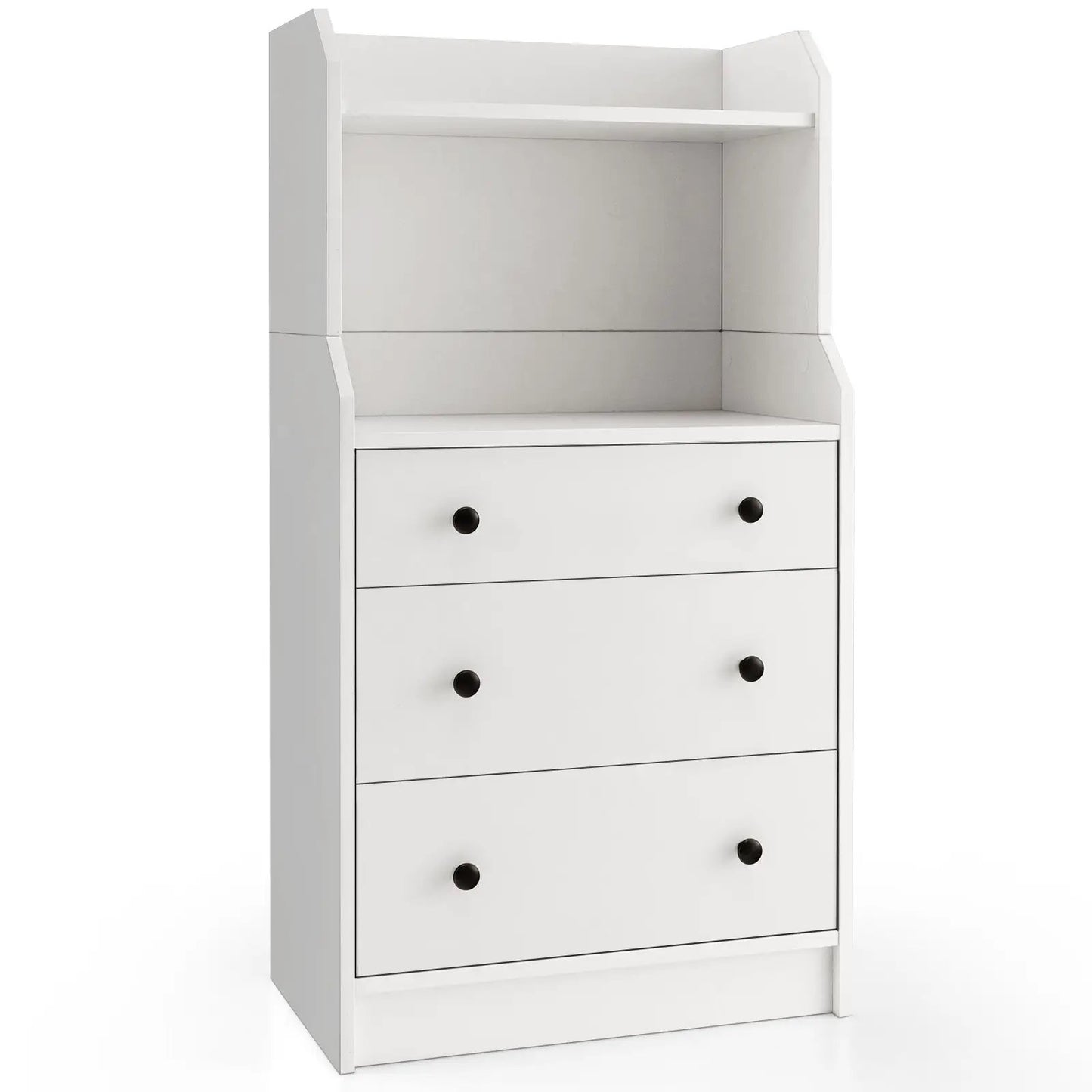 Storage Dresser with Anti Toppling Device