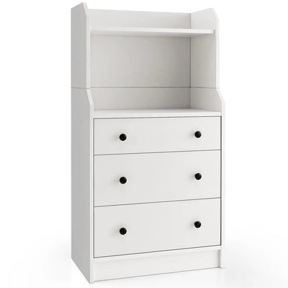 Storage Dresser with Anti Toppling Device