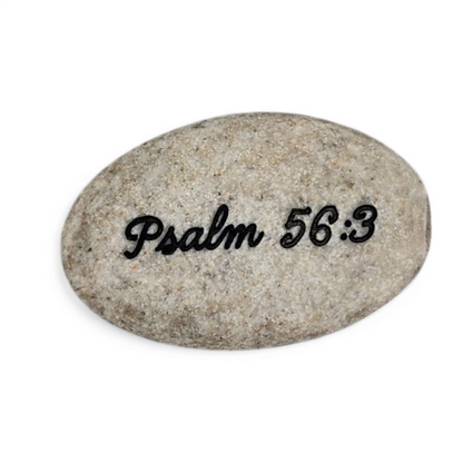 Piedra de las Escrituras - Cuando tengo miedo, pongo mi confianza en ti