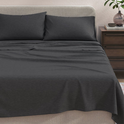 the Soft Organic Cotton Jersey Knit Bed Sheets