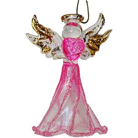 Crystal Birthstone Angel Ornament - October - Tampa Home & Garden Store