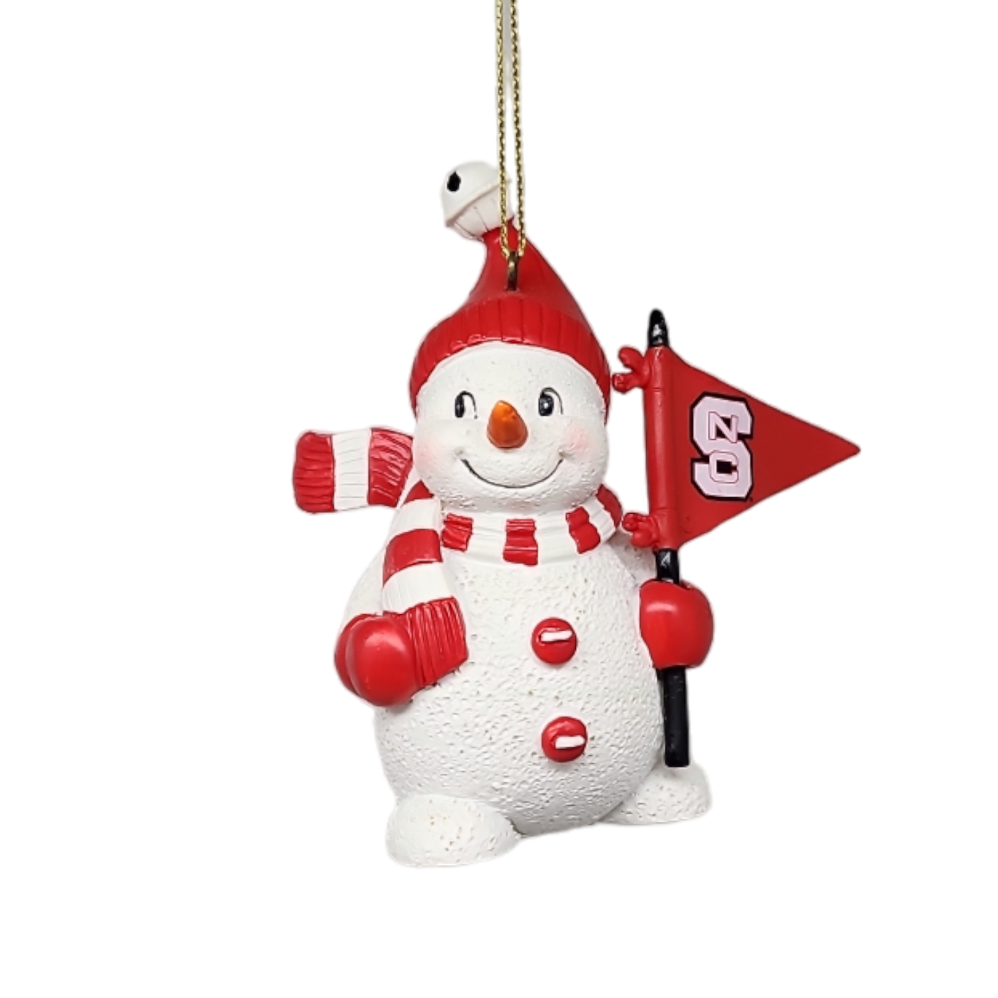 Ornement de bonhomme de neige de l'Université d'État de Caroline du Nord