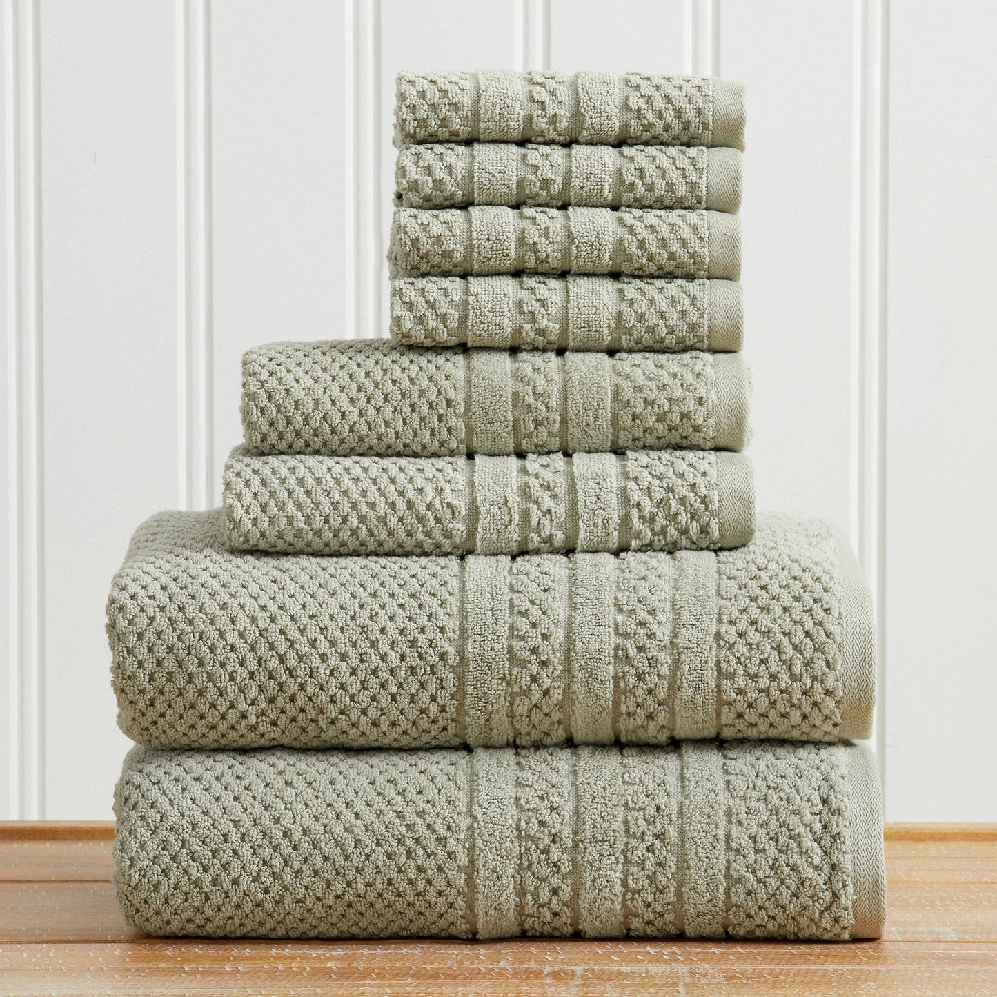 Premium Cotton Checkered Jacquard Towel for Bath