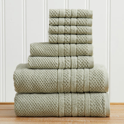 Premium Cotton Checkered Jacquard Towel for Bath
