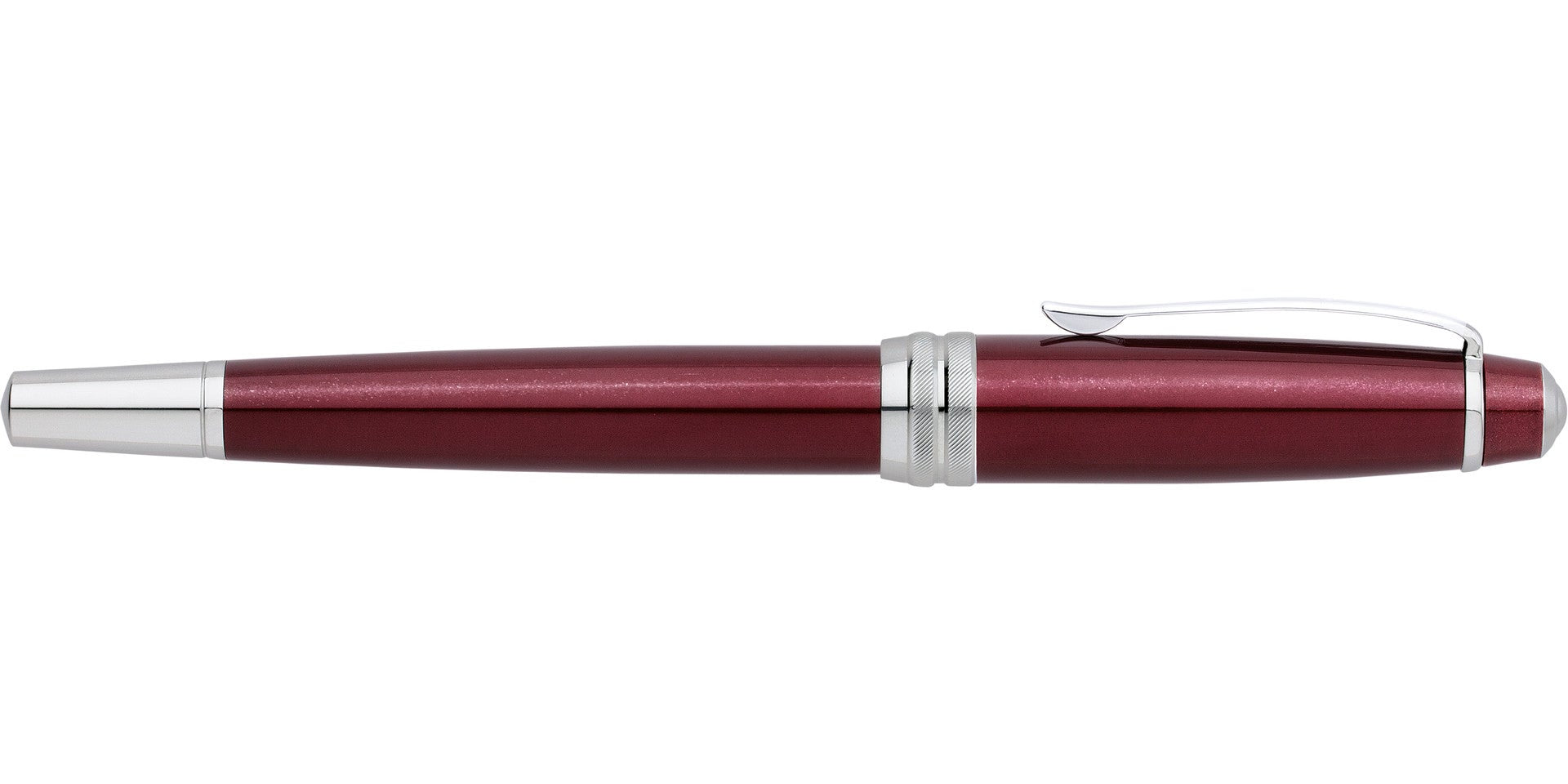 Cross Bailey red lacquer fountain pen with stainless steel trim and medium nib on Tampa Home & Garden Store
