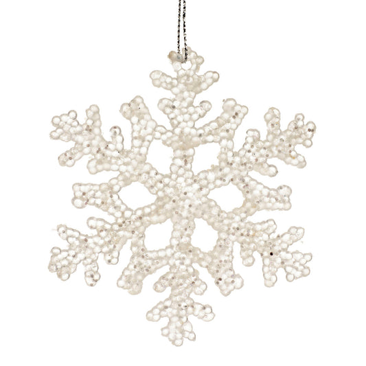 Sparkling Snowflake Ornament - - Tampa Home & Garden Store