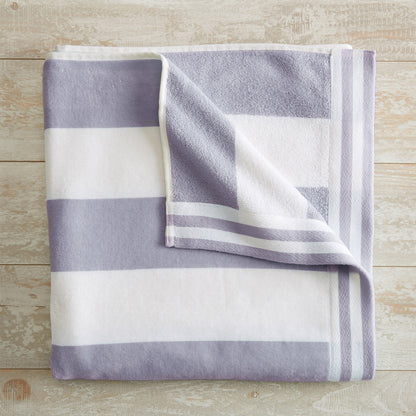 Striped Cabana Beach Towel and Soft Pastel Colors