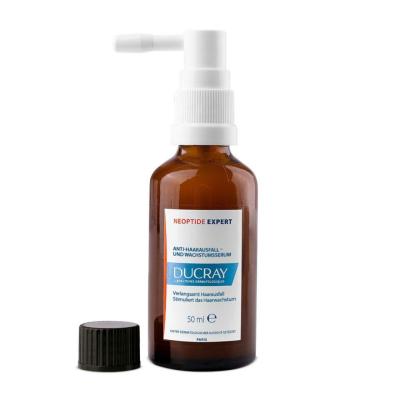 Ducray Neoptide Expert hair strengthening serum amber spray bottle with white pump 50 ml on Tampa Home & Garden Store