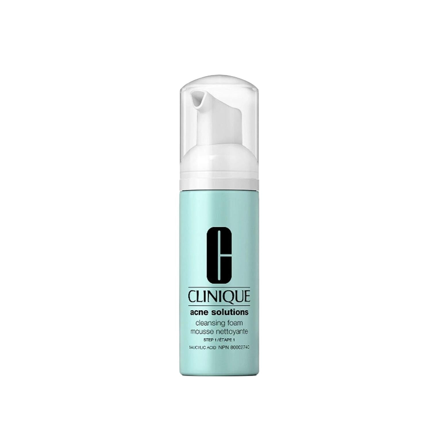Clinique acne solutions cleansing foam bottle with mint green dispenser 125ml on Tampa Home & Garden Store