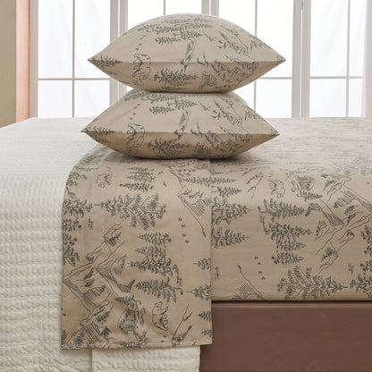 Lodge Printed Sheet Set and the Rustic Print