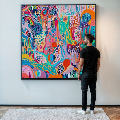 Kaleidoscopic Voyage Canvas Print by Dencic