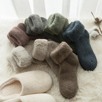 Kawaii merino wool crew socks by Stevvex in assorted colors for men and women on Tampa Home & Garden Store