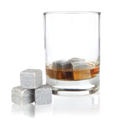 Solid Glacier Cubes and Soapstone For Cool Drinks