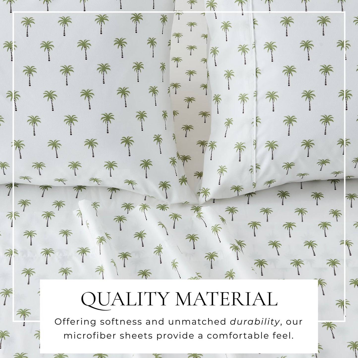 Lightweight Coastal Printed Sheet Set and Covers