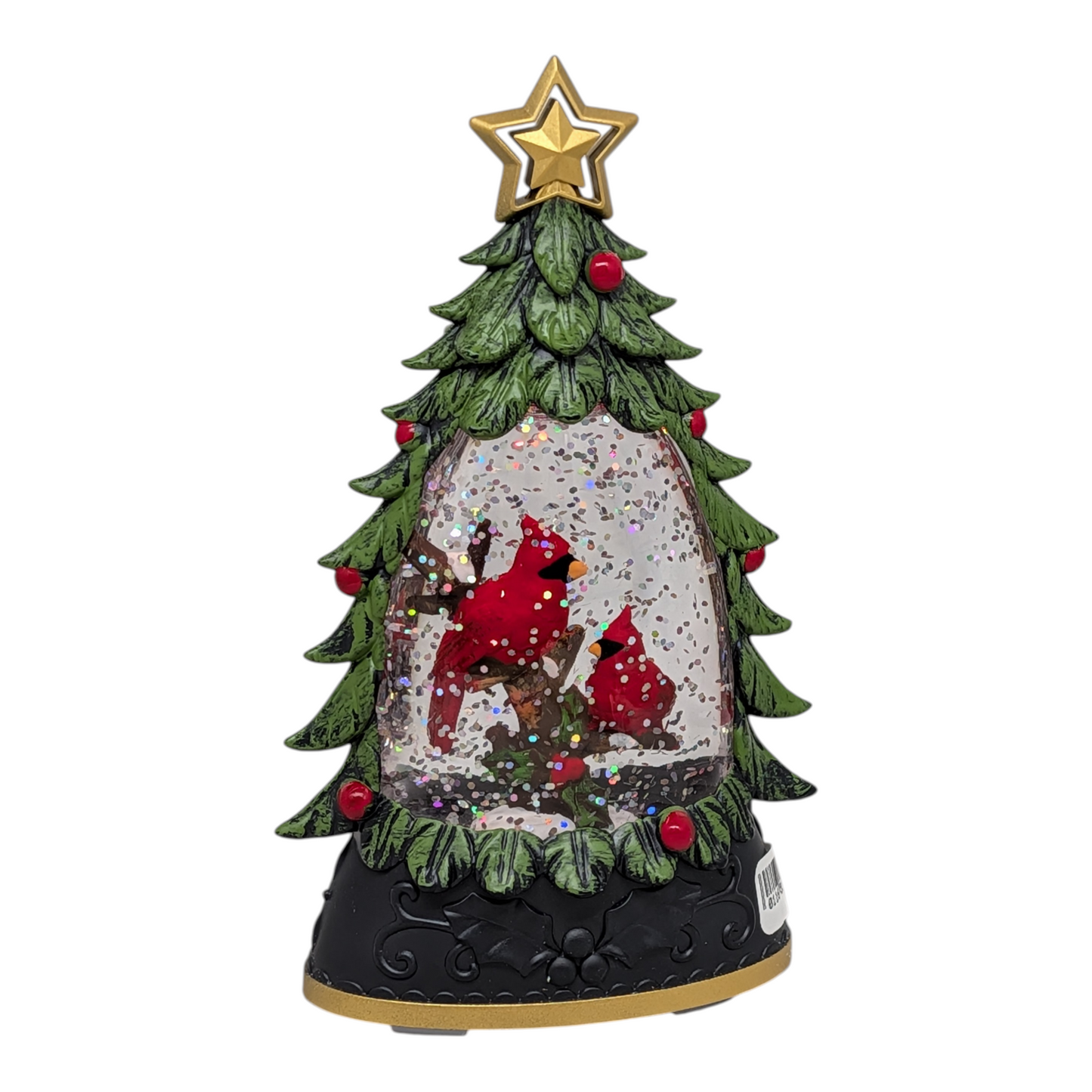 Árbol iluminado Shimmer - 6 pulgadas - Cardenal