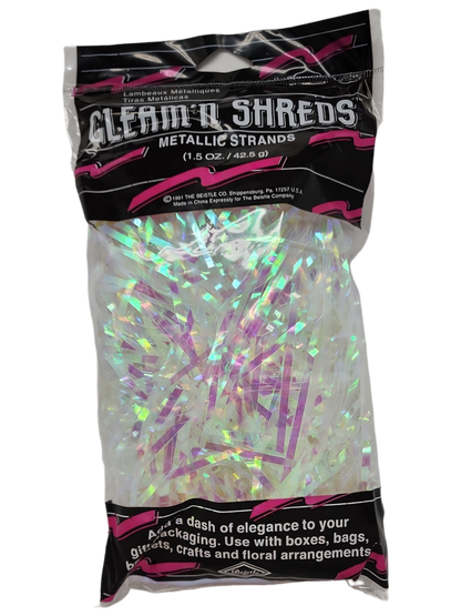 Gleam'n  Shreds Metallic Strands  - Opalescent