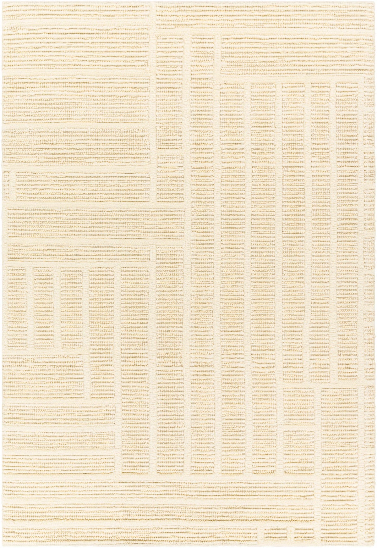 Kelburn Area Rug by Boutique Rugs in cream geometric woven pattern on Tampa Home & Garden Store