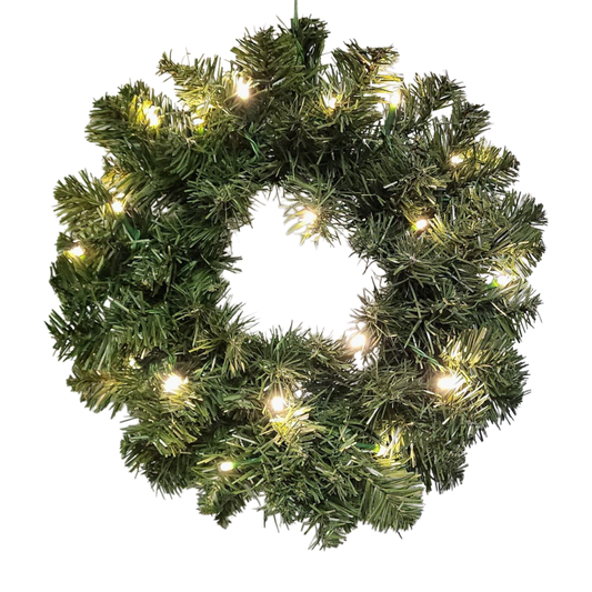 Imperial Wreath - 14 Inch - LED Lighted - Tampa Home & Garden Store