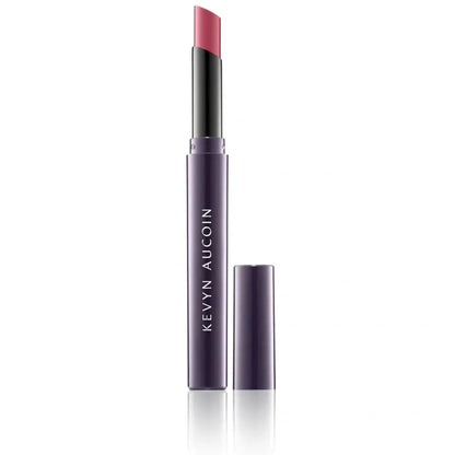 Kevyn Aucoin Unforgettable Lipstick Cream pink shade in purple tube packaging on Tampa Home & Garden Store