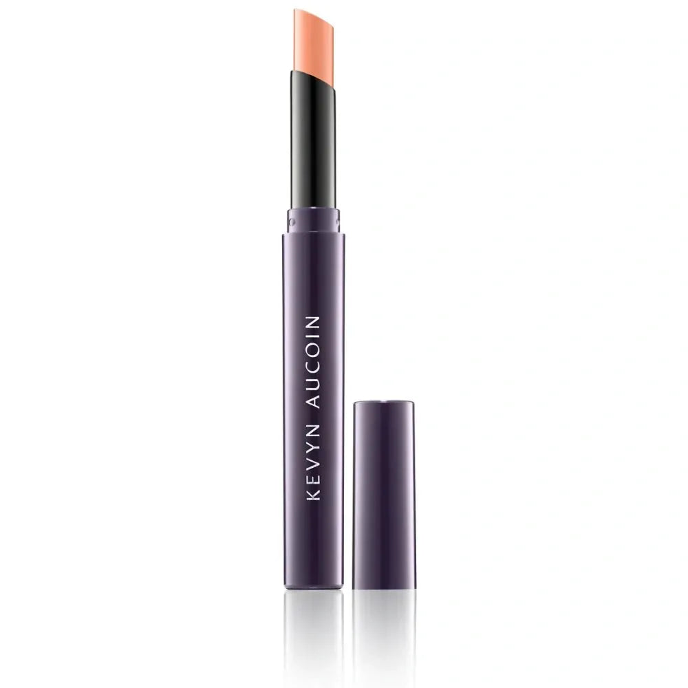 Kevyn Aucoin Unforgettable Lipstick Cream in nude peach, purple tube Nava Beauty on Tampa Home & Garden Store