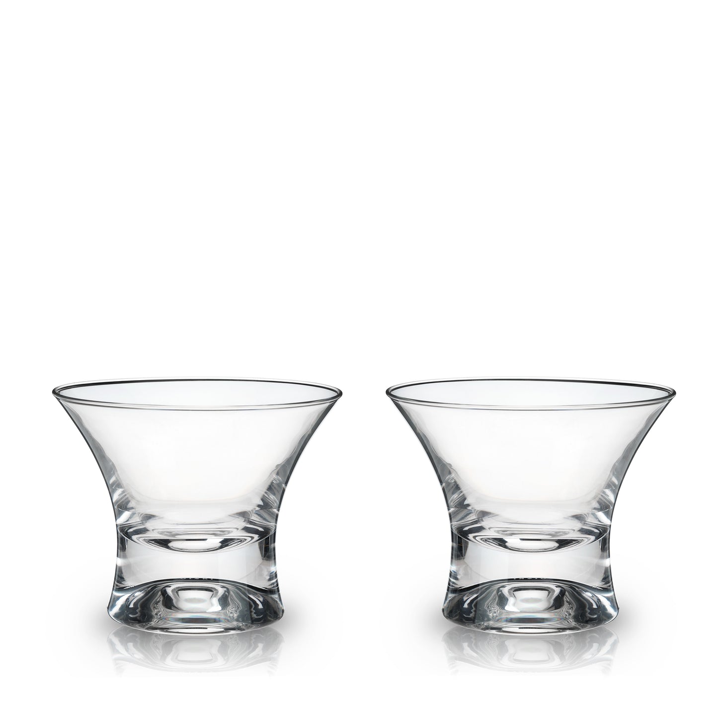 Stemless Crystal Manhattan Glasses Set of Two