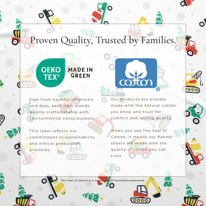 Soft and Plush Turkish Cotton Christmas Sheets