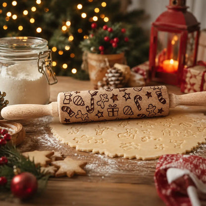 Christmas Rolling Pin Set In 10 Styles Varieties