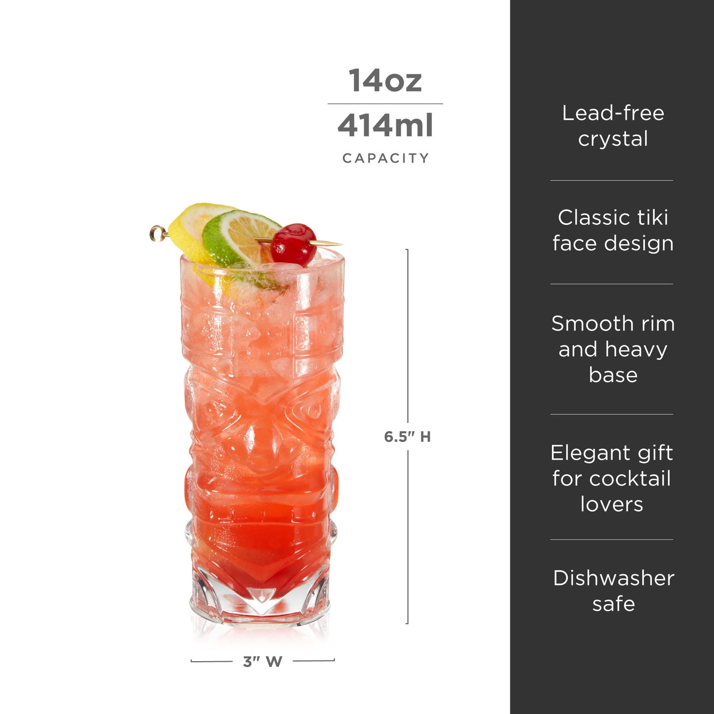 Pacific Crystal Tiki Glasses and Drinkware
