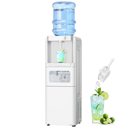 Modern white water cooler dispenser with ice maker by Kismile on Tampa Home & Garden Store