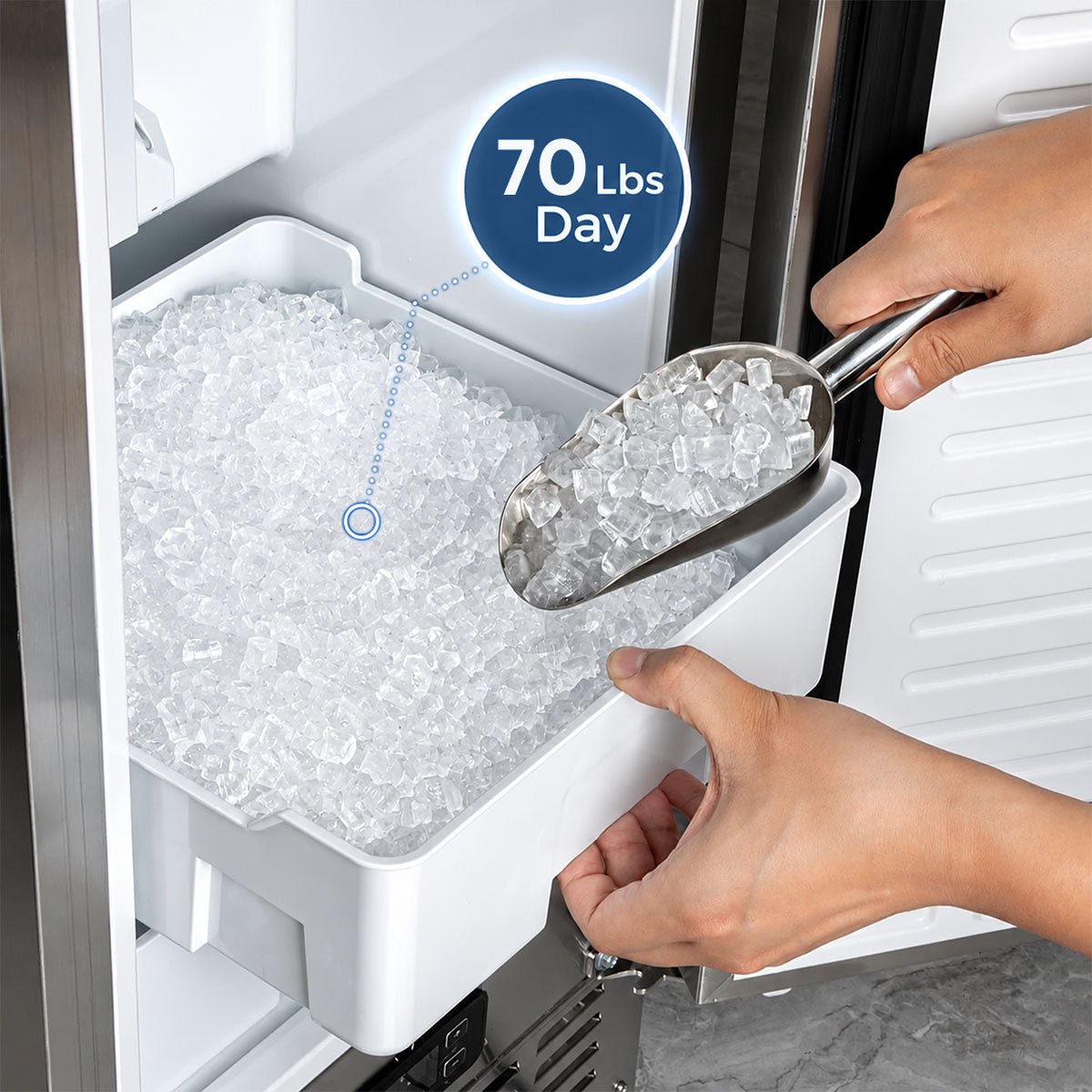 Máquina para fabricar hielo incorporada Z5836