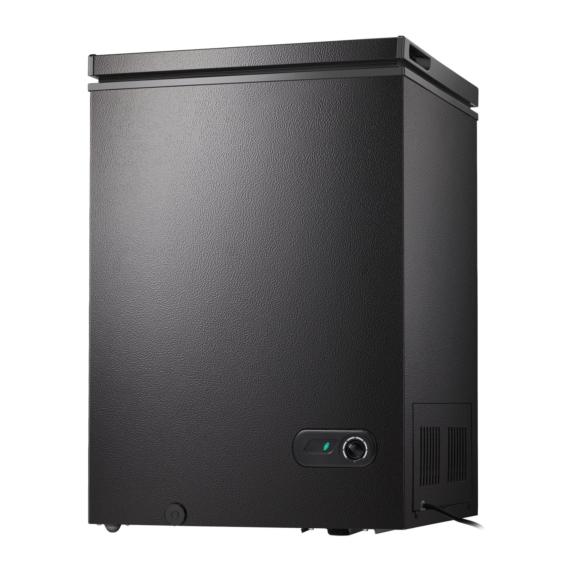 Kismile chest freezer 7.0 cu ft freestanding, black textured finish with front control on Tampa Home & Garden Store