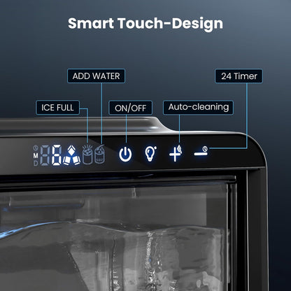 Máquina para hacer cubitos de hielo cuadrados transparentes Kismile 58003RIM0 