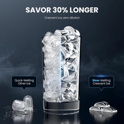 Máquina para hacer cubitos de hielo cuadrados transparentes Kismile 58003RIM0 