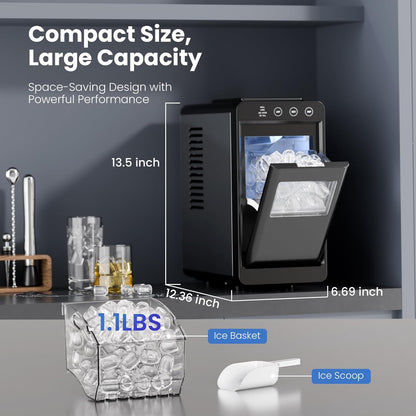 Máquina para hacer cubitos de hielo cuadrados transparentes Kismile 58003RIM0 