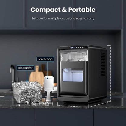 Máquina para hacer cubitos de hielo cuadrados transparentes Kismile 58003RIM0 