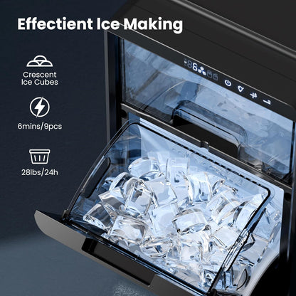 Máquina para hacer cubitos de hielo cuadrados transparentes Kismile 58003RIM0 