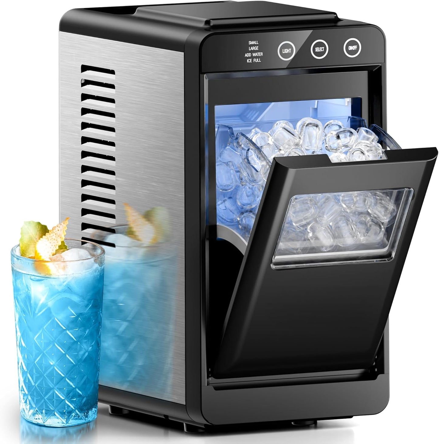 Máquina para hacer cubitos de hielo cuadrados transparentes Kismile 58003RIM0 