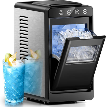 Máquina para hacer cubitos de hielo cuadrados transparentes Kismile 58003RIM0 