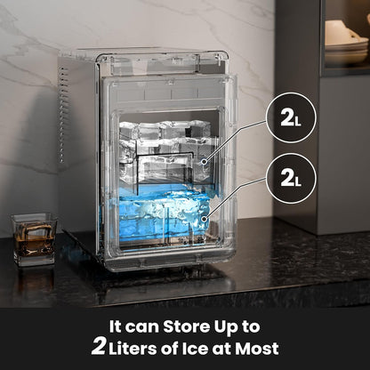 Máquina para hacer cubitos de hielo cuadrados transparentes Kismile 58003RIM0 