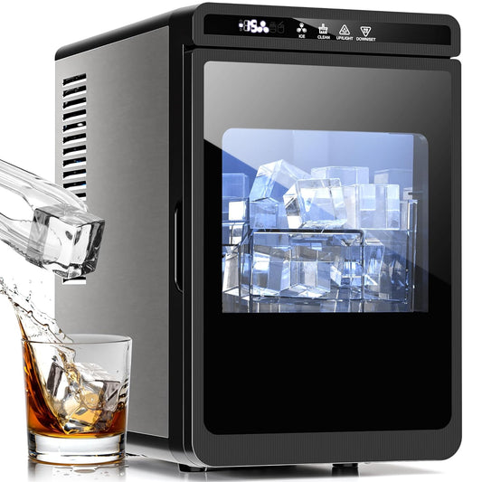 Máquina para hacer cubitos de hielo cuadrados transparentes Kismile 58003RIM0 