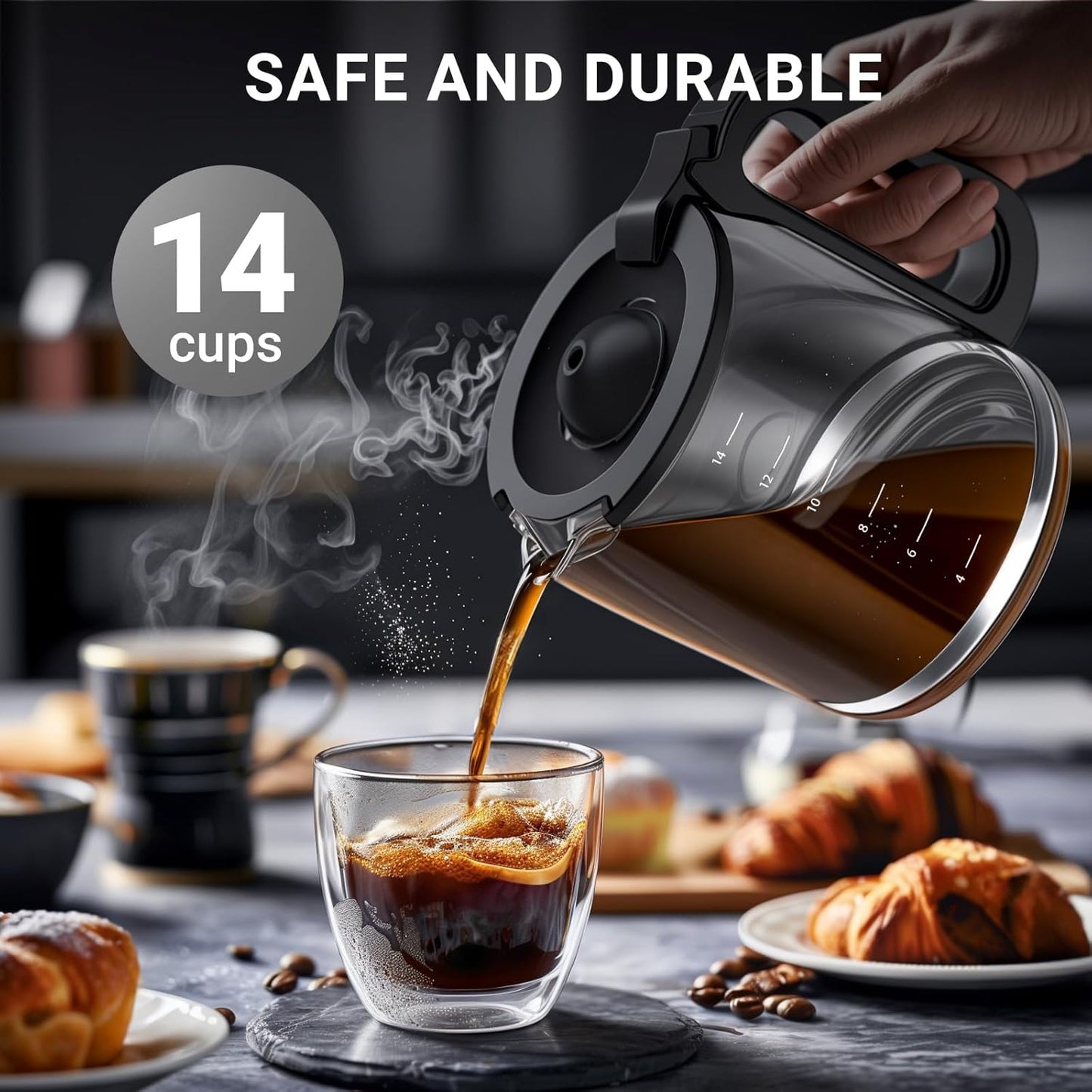 Cafetera Kismile CM3751S 