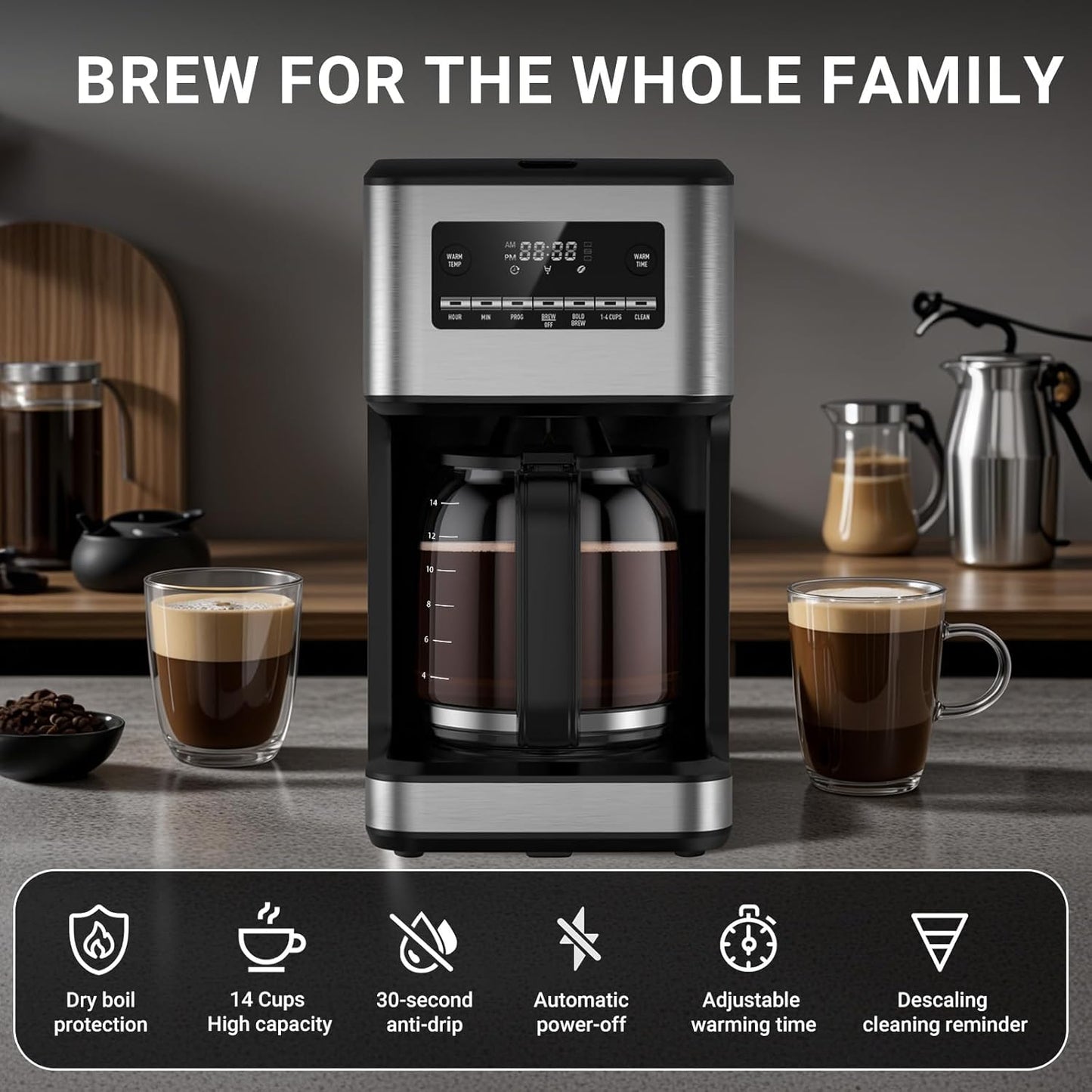 Cafetera Kismile CM3751S 