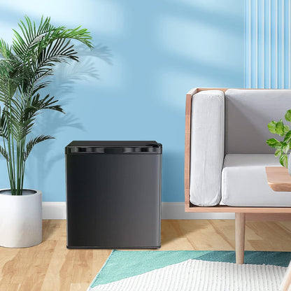 Minicongelador Kismile, congelador vertical de 1.1 pies cúbicos con puerta reversible simple 