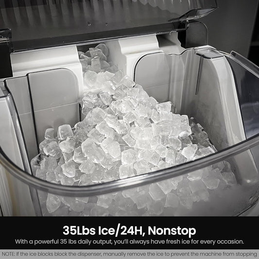 Máquina de hielo para encimera Kismile Nugget Z5815NB 