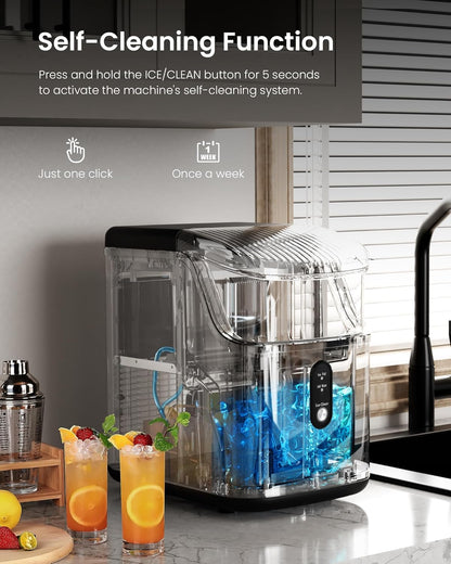 Máquina de hielo para encimera Kismile Nugget Z5815NB 