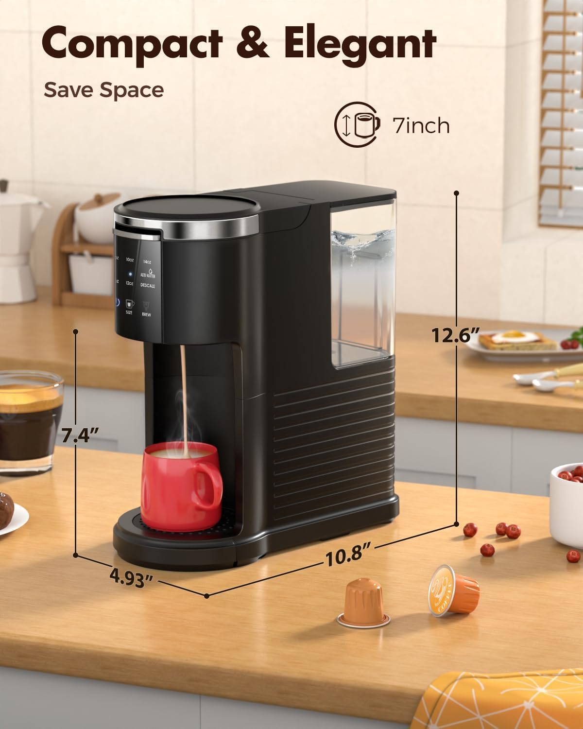 Cafetière individuelle Kismile CM3729 